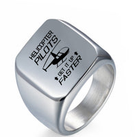 Thumbnail for Helicopter Pilots Get It Up Faster Designed Men Rings