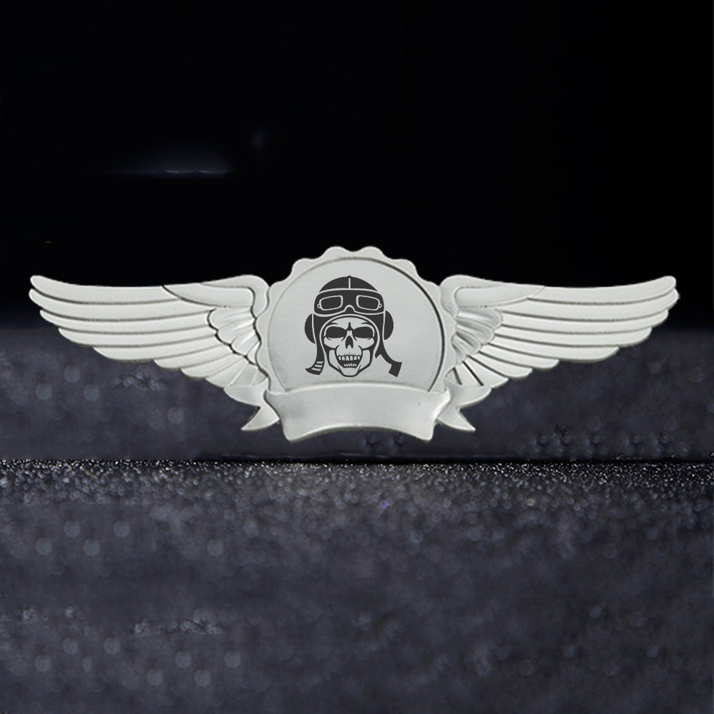 Skeleton Pilot Designed Badges