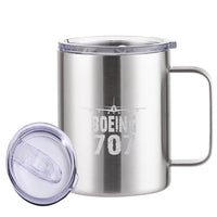 Thumbnail for Boeing 707 & Plane Designed Stainless Steel Laser Engraved Mugs