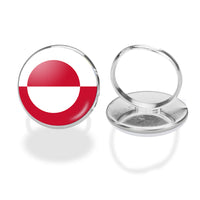 Thumbnail for Greenland Flag Designed Rings