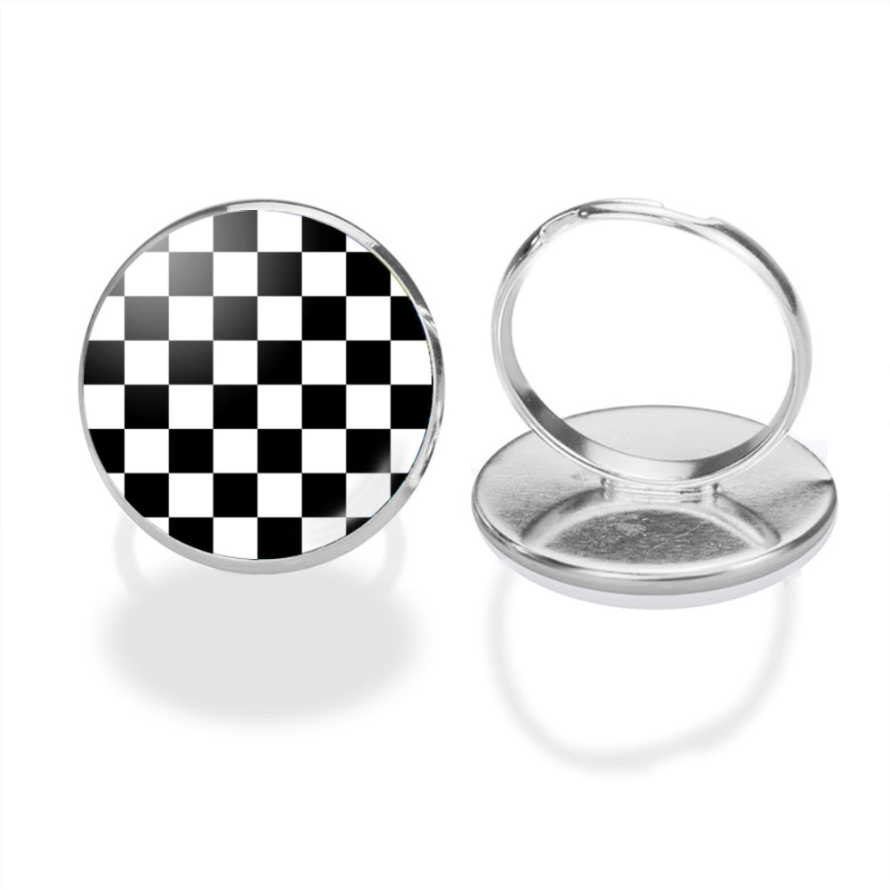 Black & White Boxes Designed Rings