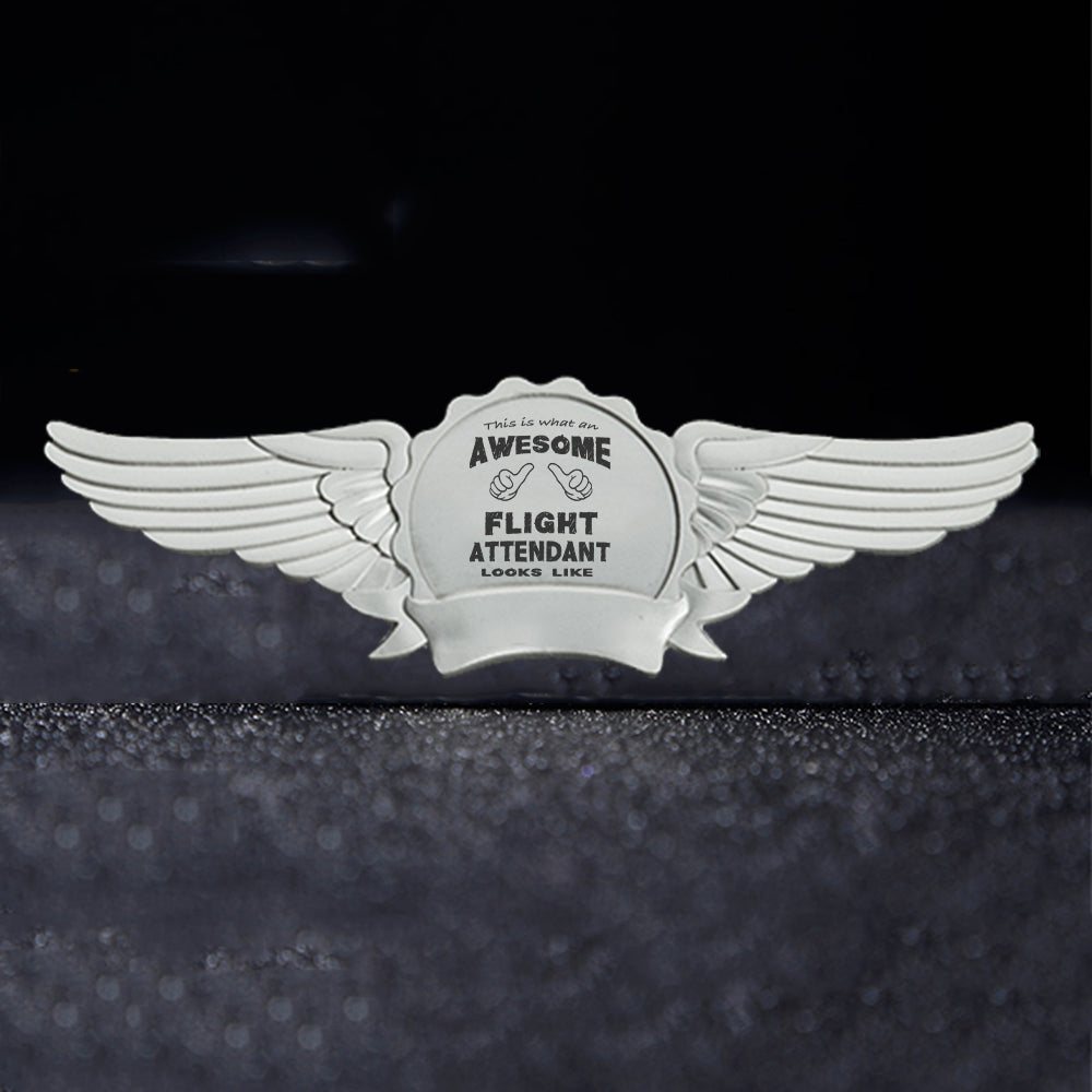 Flight Attendant Designed Badges