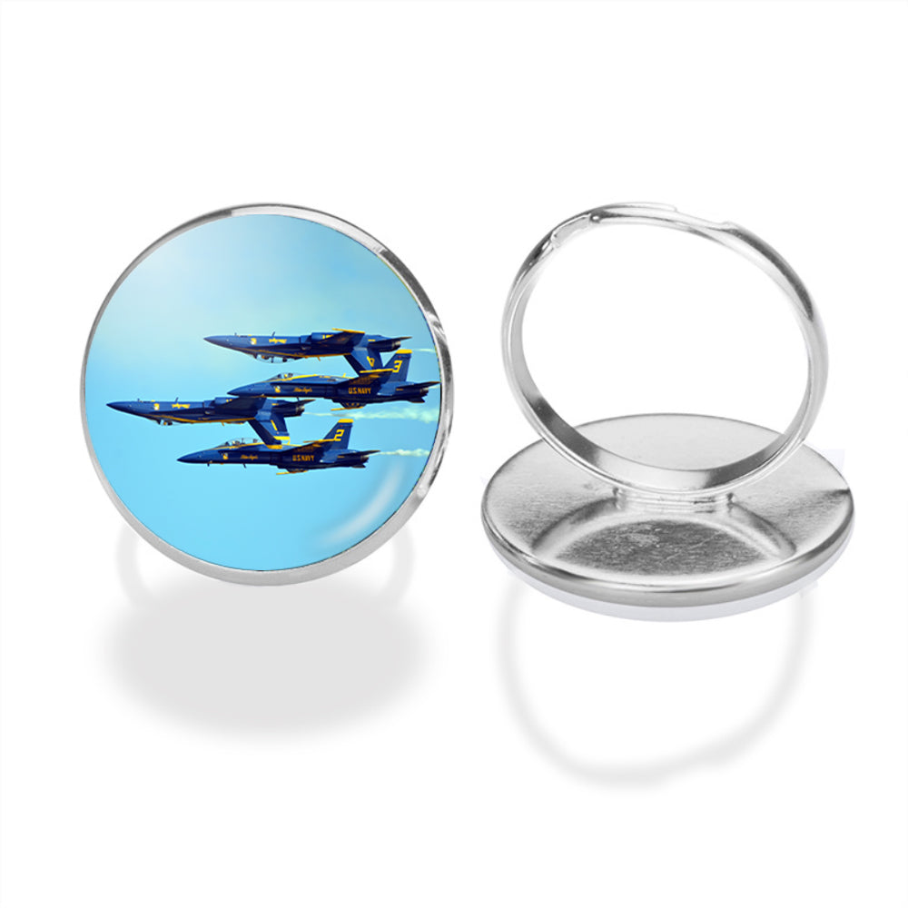 US Navy Blue Angels Designed Rings