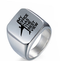 Thumbnail for My Office Has The Best View Designed Men Rings