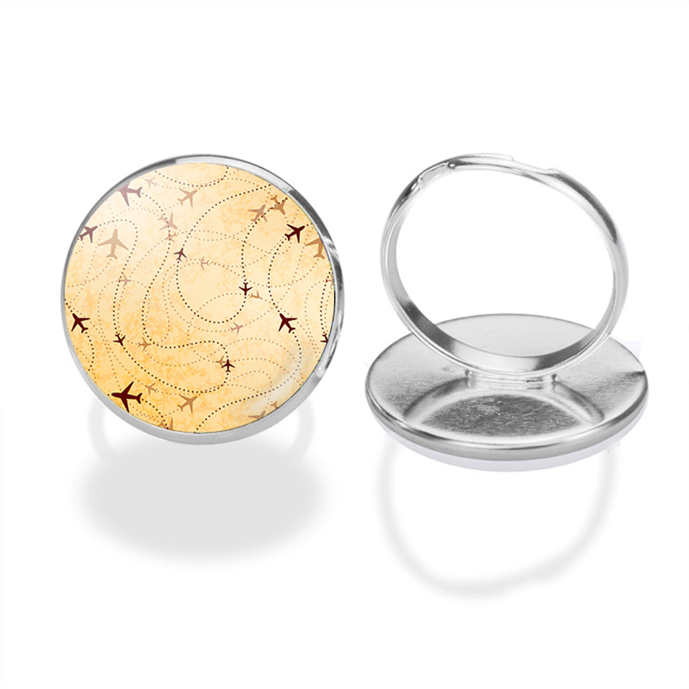 Vintage Travelling with Aircraft Designed Rings