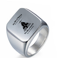 Thumbnail for One Mile of Runway Will Take you Anywhere Designed Men Rings