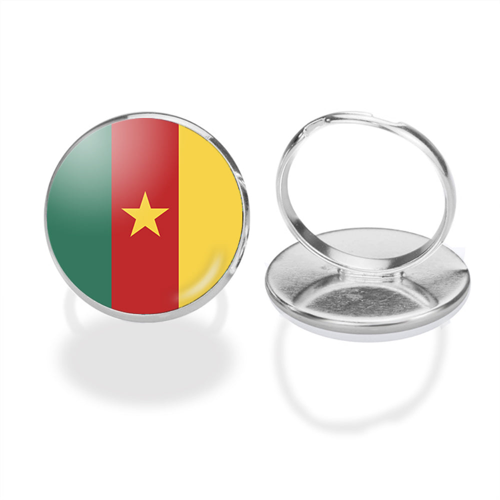 Cameroon Flag Designed Rings