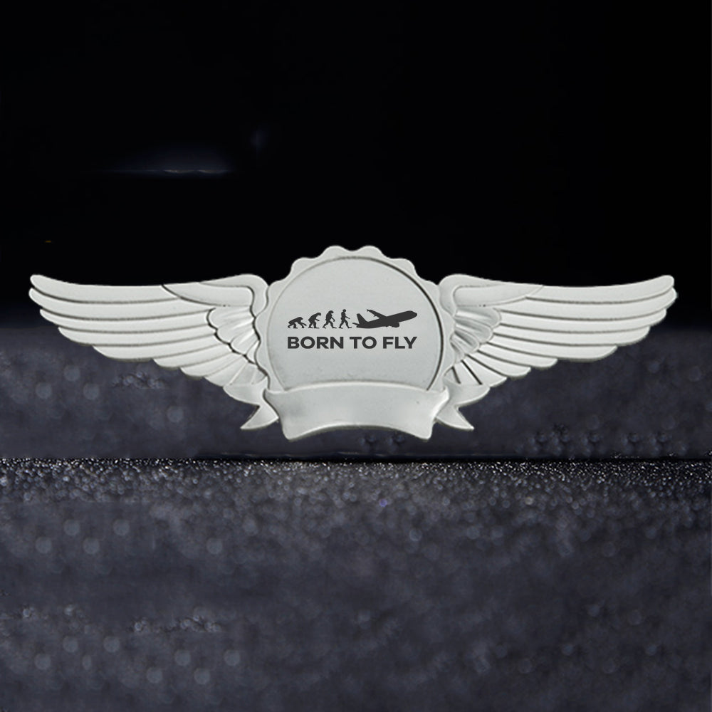 Born To Fly Designed Badges
