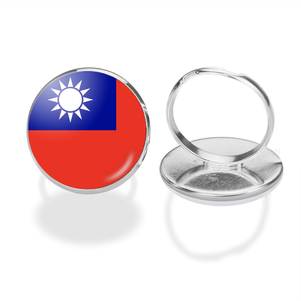 Taiwan Flag Designed Rings