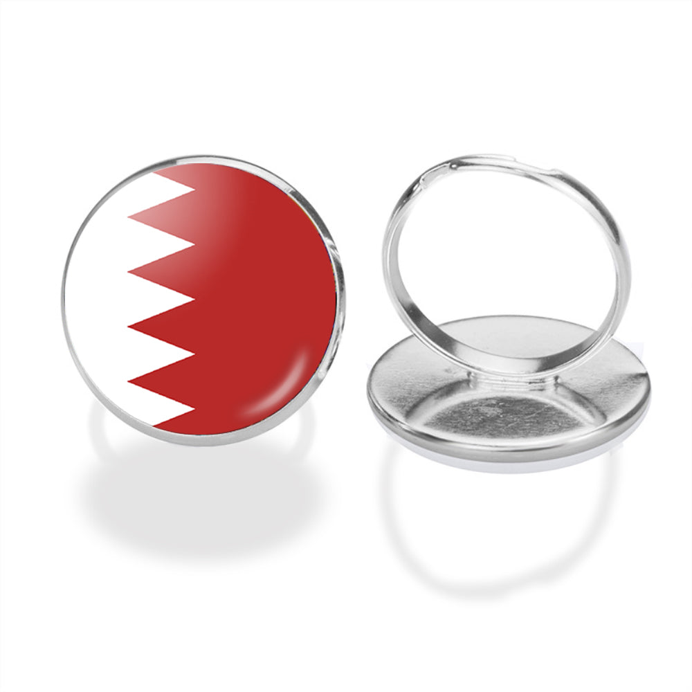 Bahrain Flag Designed Rings