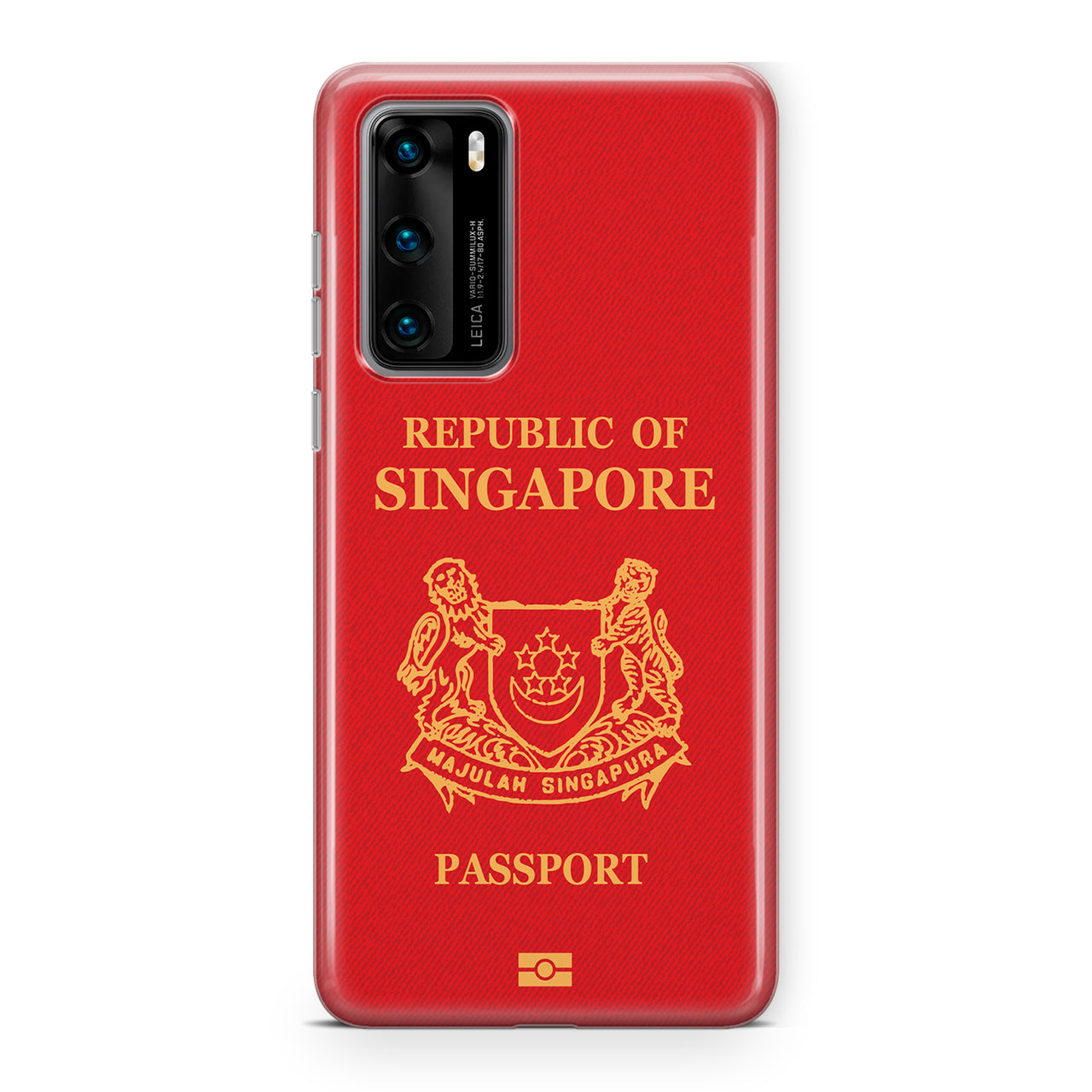 Singapore Passport Designed Huawei Cases