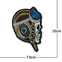 Thumbnail for Skeleton Soldier Skull Warrior Designed Embroidery Patch