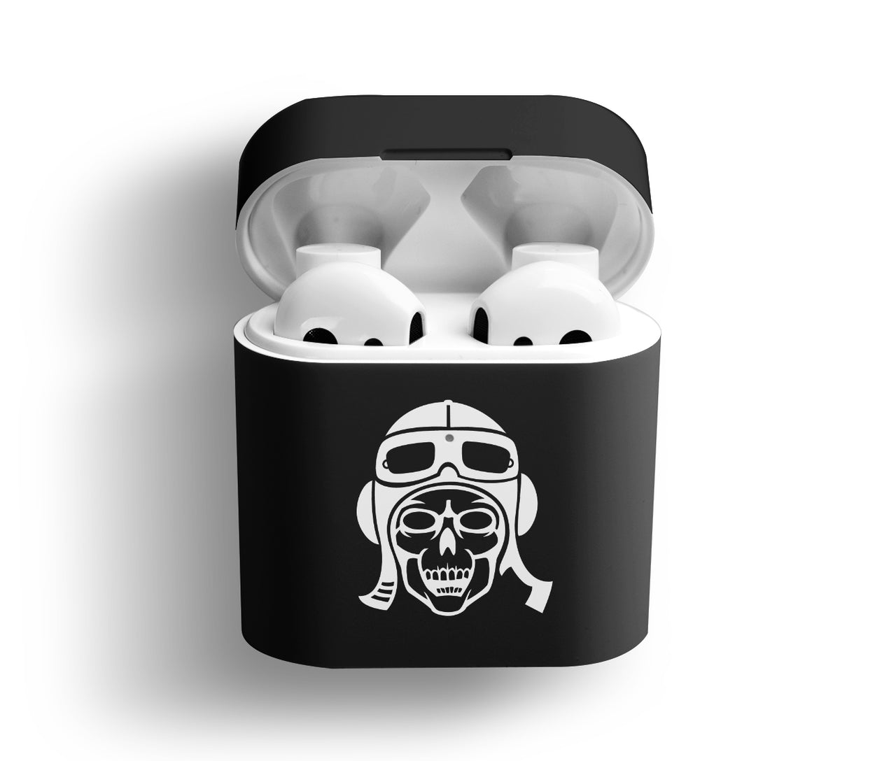 Skeleton Pilot Silhouette Designed AirPods  Cases