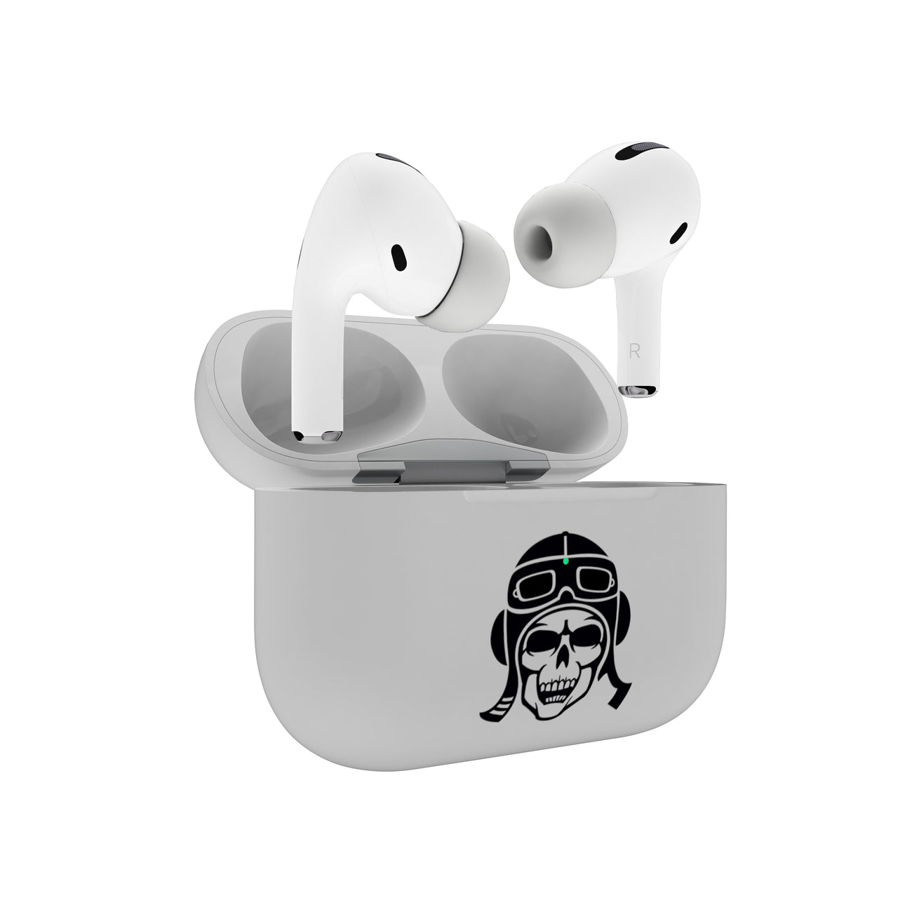 Skeleton Pilot Silhouette Designed AirPods  Cases