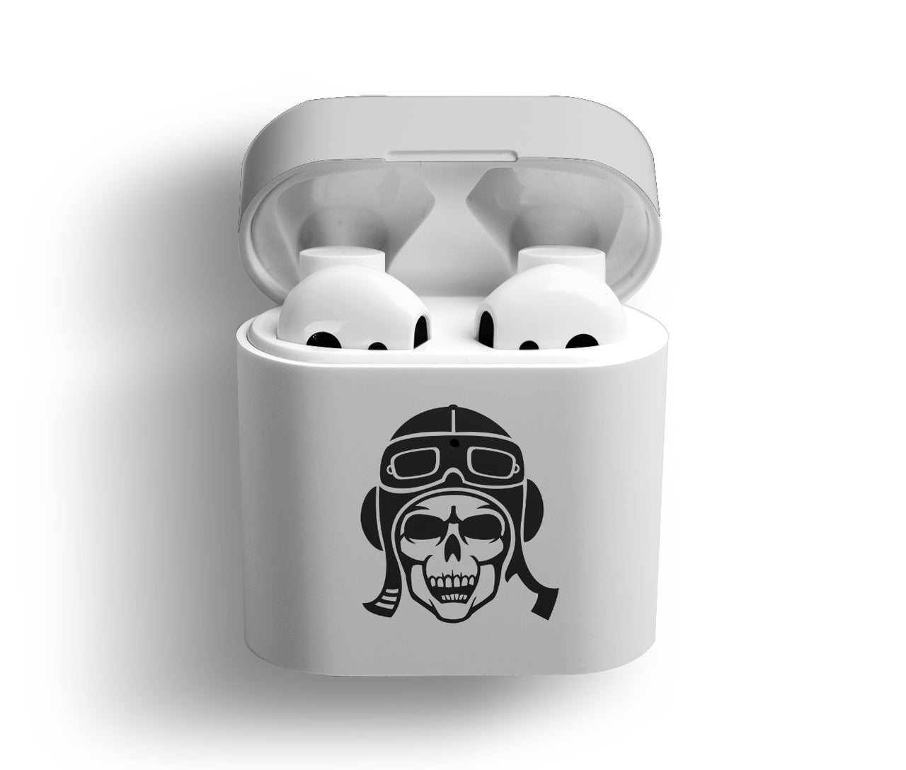 Skeleton Pilot Silhouette Designed AirPods  Cases