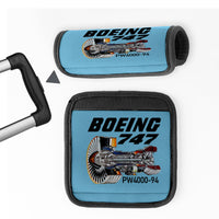 Thumbnail for Boeing 747 & PW4000-94 Engine Designed Neoprene Luggage Handle Covers