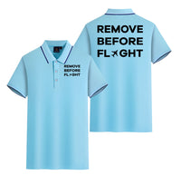 Thumbnail for Remove Before Flight Designed Stylish Polo T-Shirts (Double-Side)