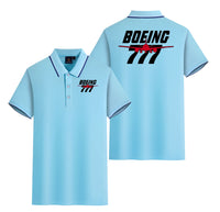 Thumbnail for Amazing Boeing 777 Designed Stylish Polo T-Shirts (Double-Side)