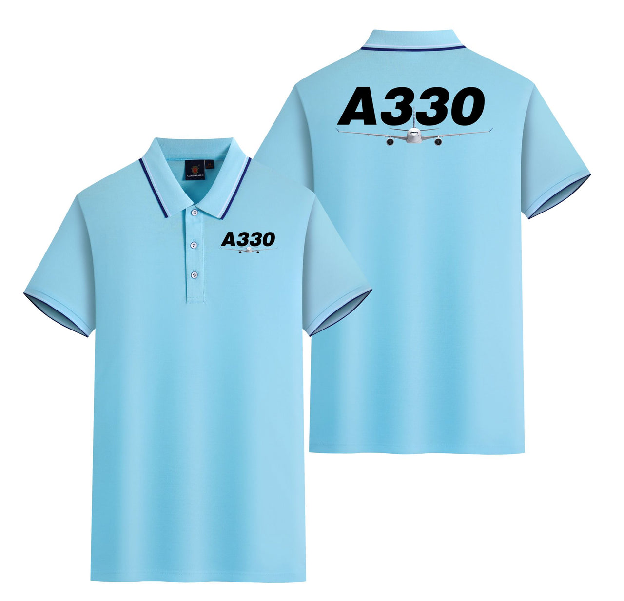 Super Airbus A330 Designed Stylish Polo T-Shirts (Double-Side)
