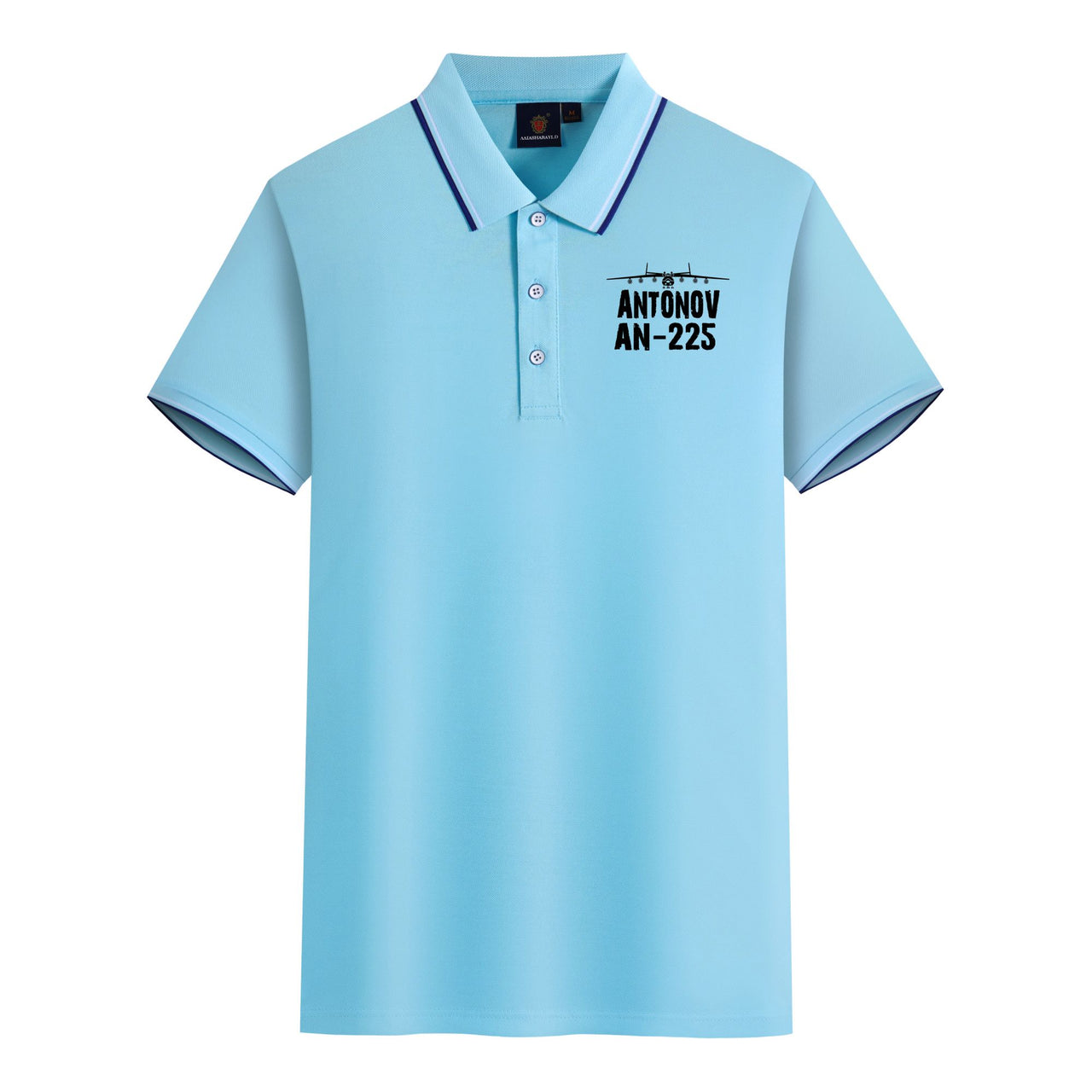 Antonov AN-225 & Plane Designed Stylish Polo T-Shirts