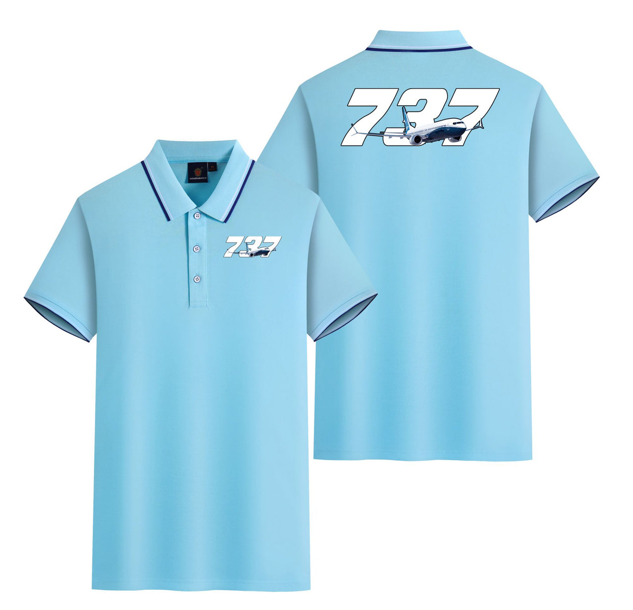 Super Boeing 737 Designed Stylish Polo T-Shirts (Double-Side)