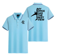 Thumbnail for My Office Has The Best View Designed Stylish Polo T-Shirts (Double-Side)