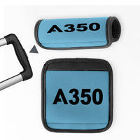 Thumbnail for A350 Flat Text Designed Neoprene Luggage Handle Covers