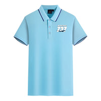 Thumbnail for Super Boeing 737+Text Designed Stylish Polo T-Shirts