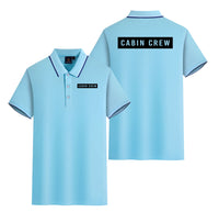 Thumbnail for Cabin Crew Text Designed Stylish Polo T-Shirts (Double-Side)