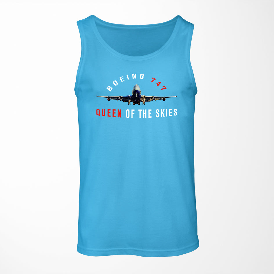 Boeing 747 Queen of the Skies Designed Tank Tops