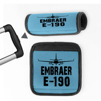 Thumbnail for Embraer E-190 & Plane Designed Neoprene Luggage Handle Covers