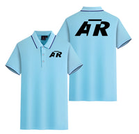Thumbnail for ATR & Text Designed Stylish Polo T-Shirts (Double-Side)