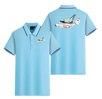 Thumbnail for Buran & An-225 Designed Stylish Polo T-Shirts (Double-Side)