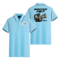Thumbnail for Boeing 787 & GENX Engine Designed Stylish Polo T-Shirts (Double-Side)