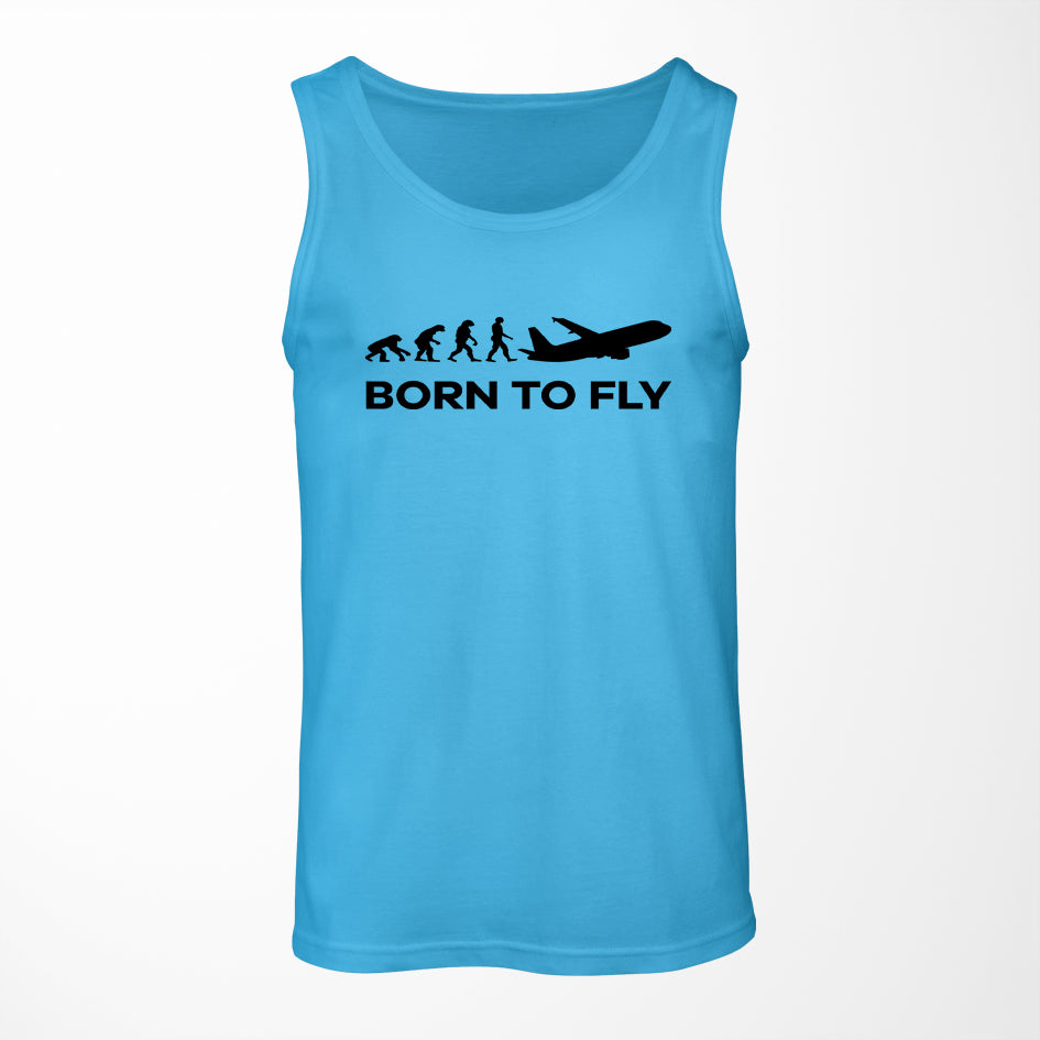 Born To Fly Designed Tank Tops