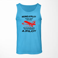 Thumbnail for If You're Cool You're Probably a Pilot Designed Tank Tops