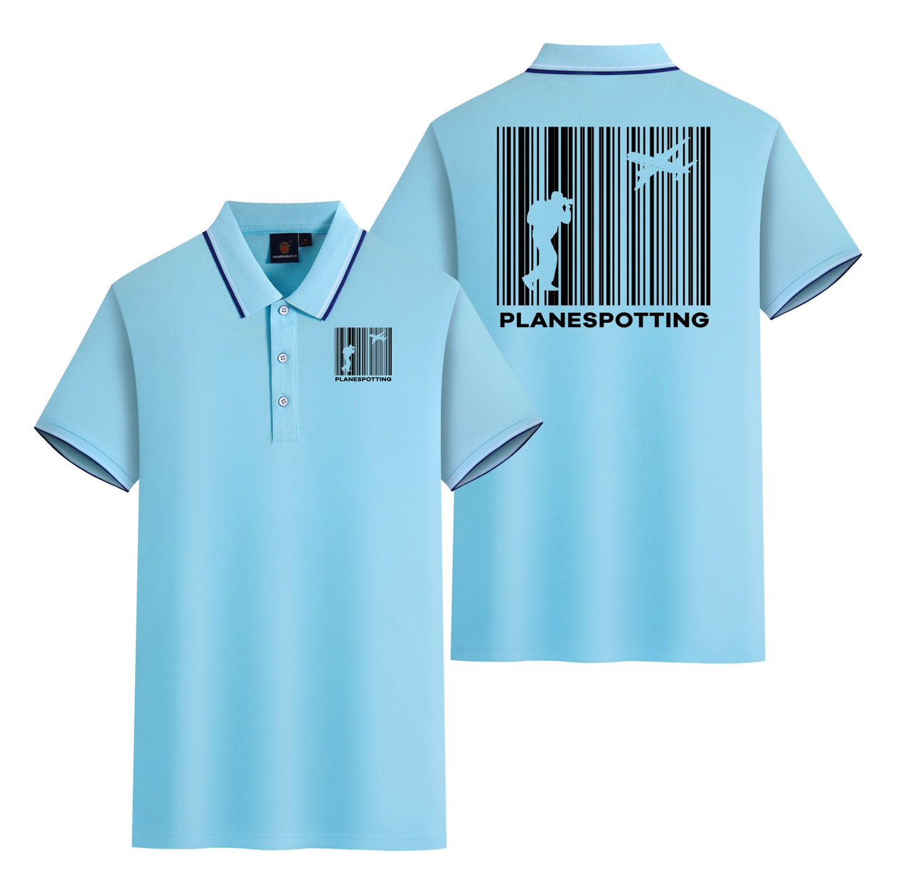 Planespotting Designed Stylish Polo T-Shirts (Double-Side)