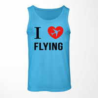 Thumbnail for I Love Flying Designed Tank Tops