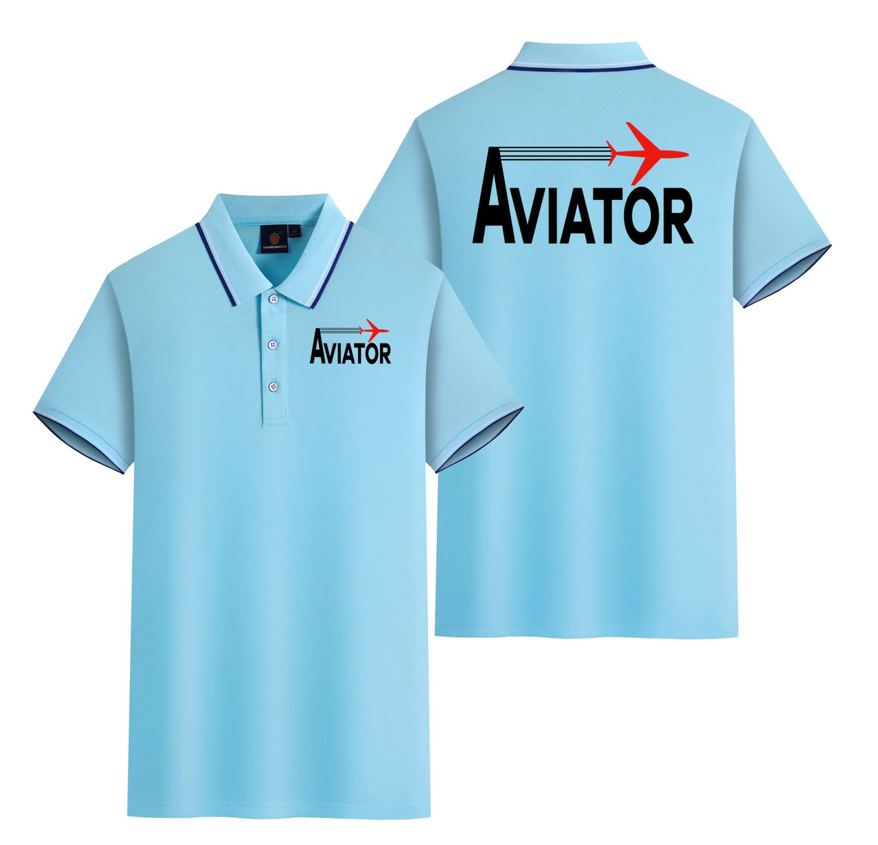 Aviator Designed Stylish Polo T-Shirts (Double-Side)