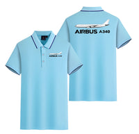 Thumbnail for The Airbus A340 Designed Stylish Polo T-Shirts (Double-Side)