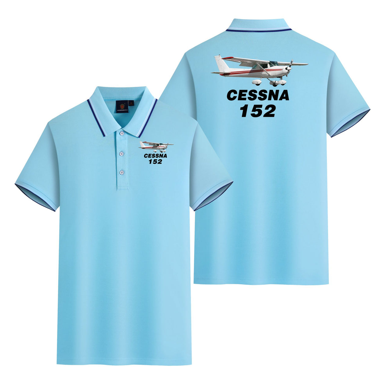 The Cessna 152 Designed Stylish Polo T-Shirts (Double-Side)