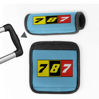 Thumbnail for Flat Colourful 787 Designed Neoprene Luggage Handle Covers