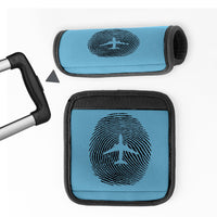 Thumbnail for Aviation Finger Print Designed Neoprene Luggage Handle Covers