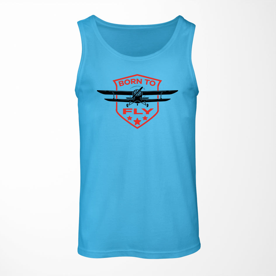 Super Born To Fly Designed Tank Tops