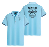 Thumbnail for Jet Fighter - The Sky is Yours Designed Stylish Polo T-Shirts (Double-Side)