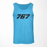 Thumbnail for 767 Flat Text Designed Tank Tops