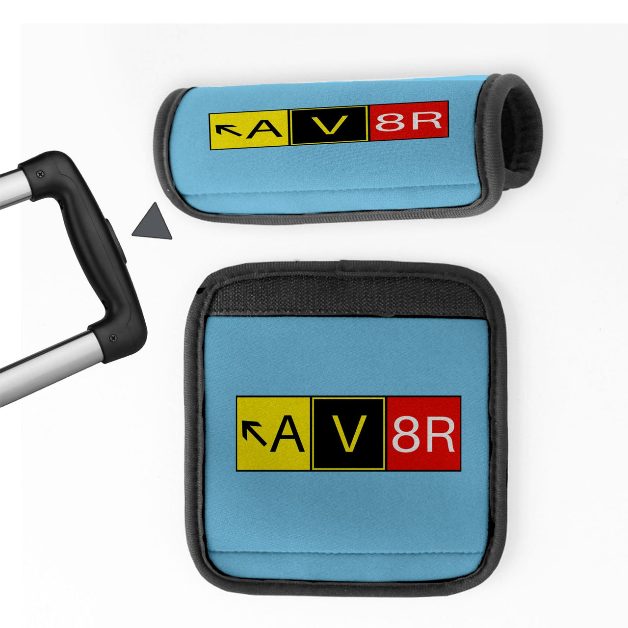 AV8R Designed Neoprene Luggage Handle Covers