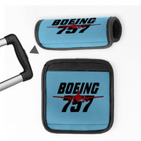 Thumbnail for Amazing Boeing 757 Designed Neoprene Luggage Handle Covers