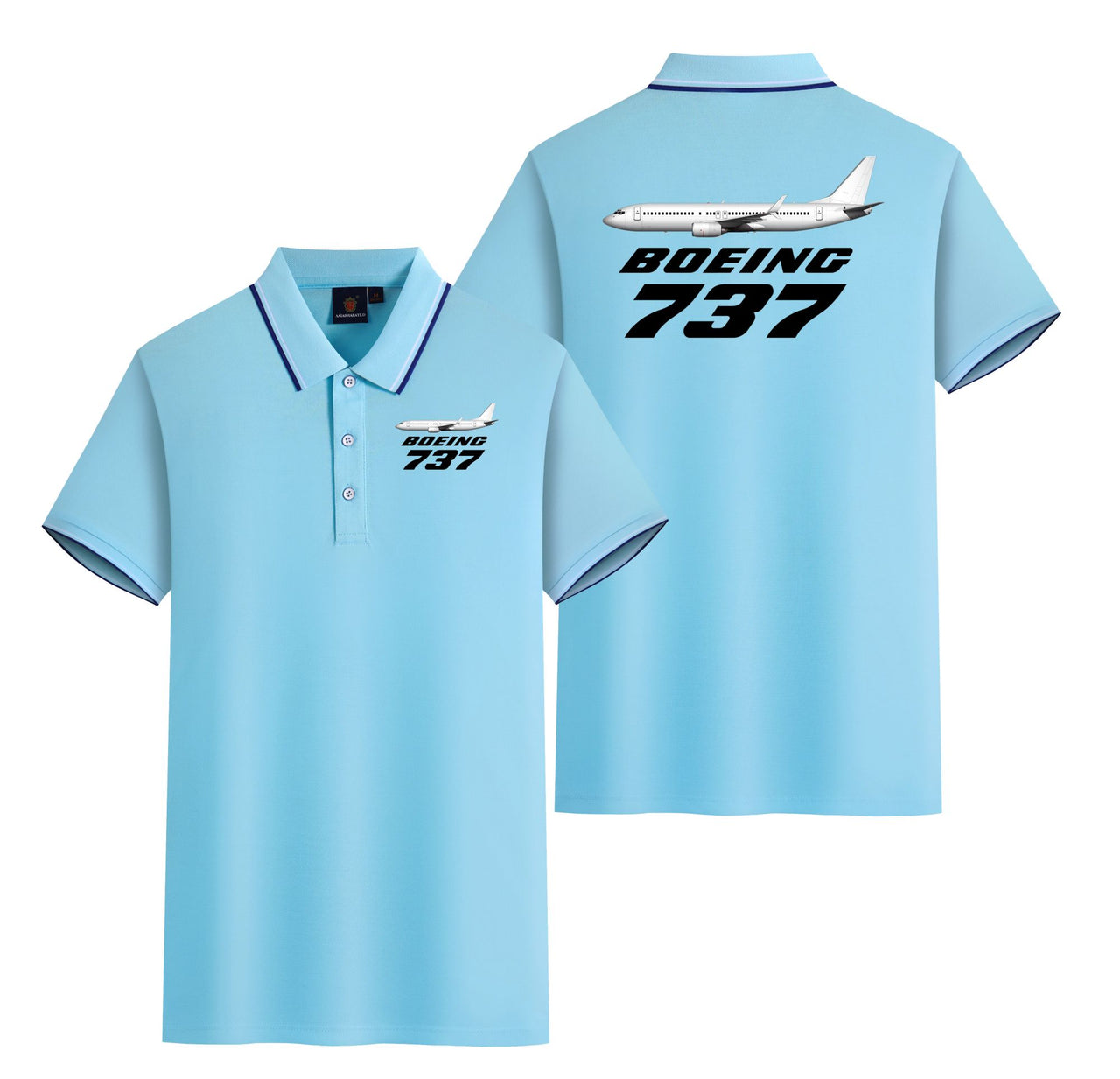 The Boeing 737 Designed Stylish Polo T-Shirts (Double-Side)
