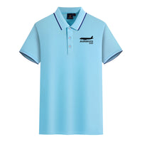 Thumbnail for Airbus A320 Printed Designed Stylish Polo T-Shirts